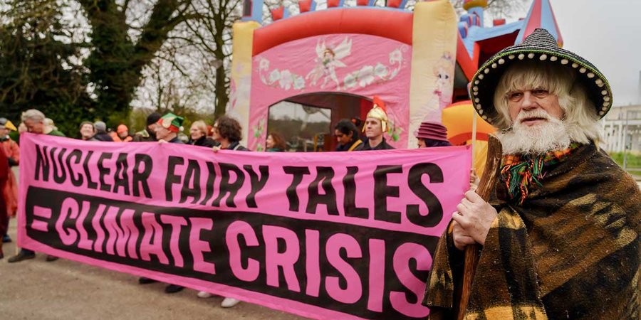 Protest gegen den nuklearen Märchengipfel am 21. März in Brüssel